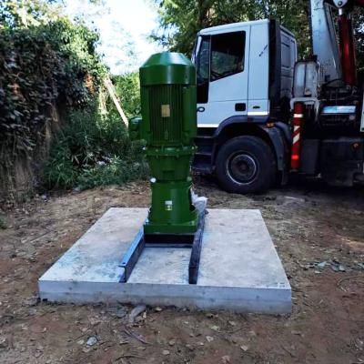 Impianto Di Sollevamento Pompa Asse Vert 